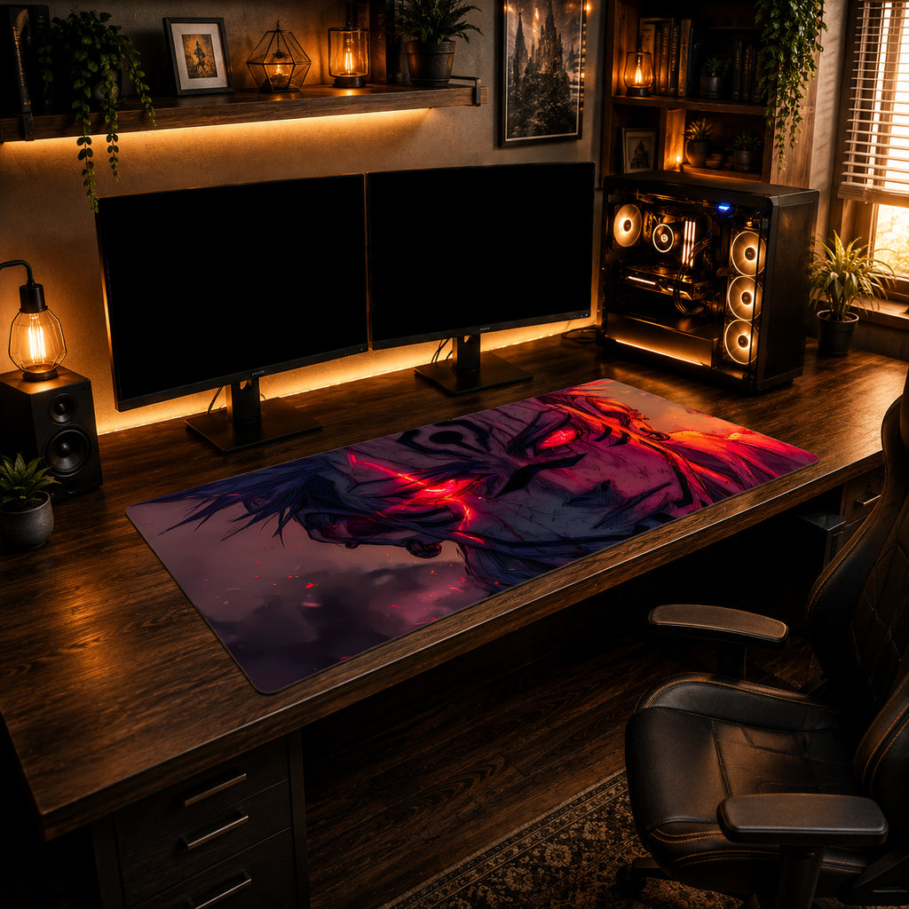 Crimson Mask Warrior Mousepad