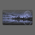 Night Skyline Ferris Wheel Mousepad