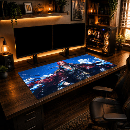 Crimson Captain Sky Mousepad