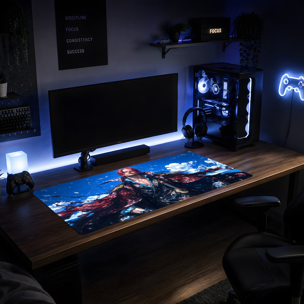 Crimson Captain Sky Mousepad