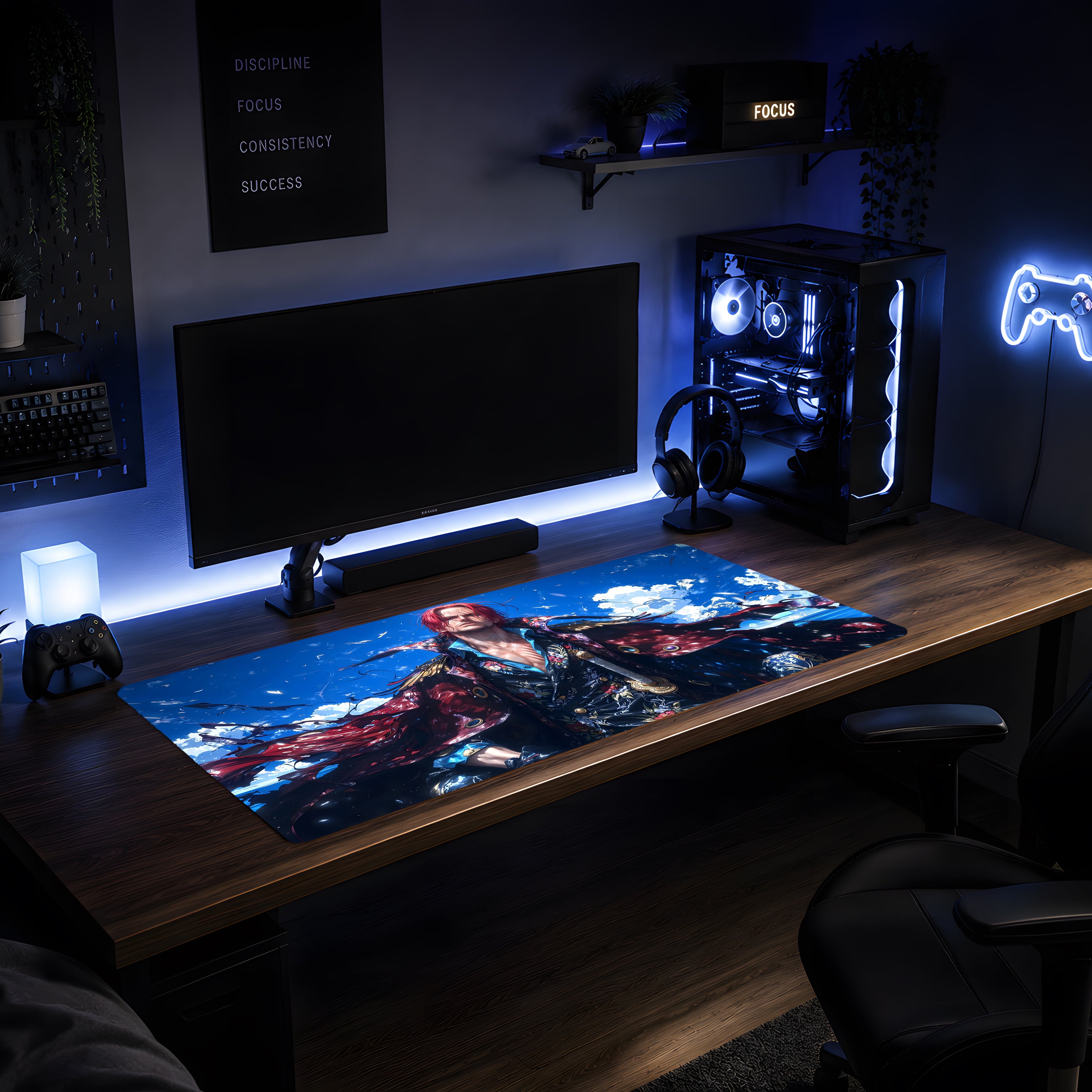 Crimson Captain Sky Mousepad