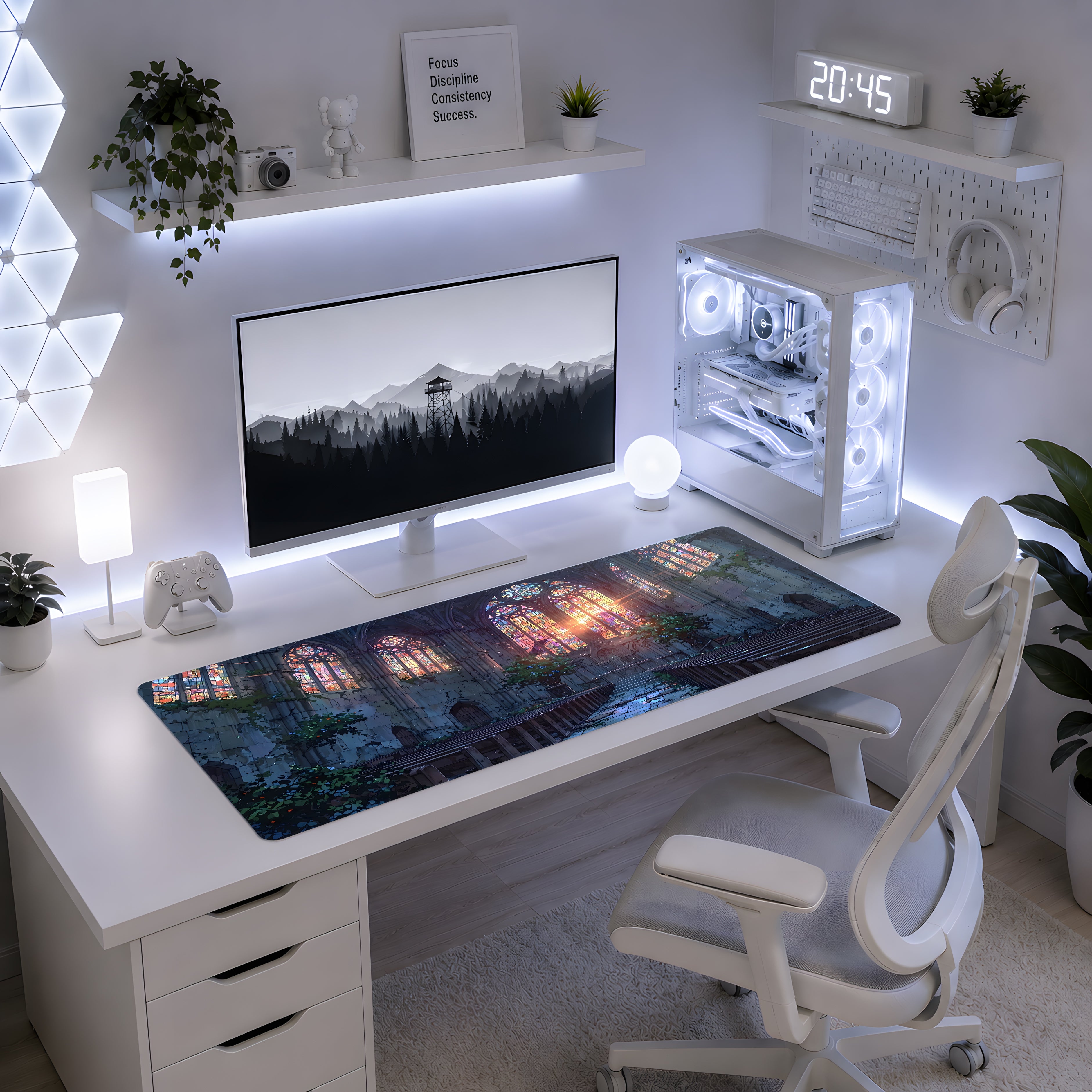 Stained Glass Cathedral Mousepad