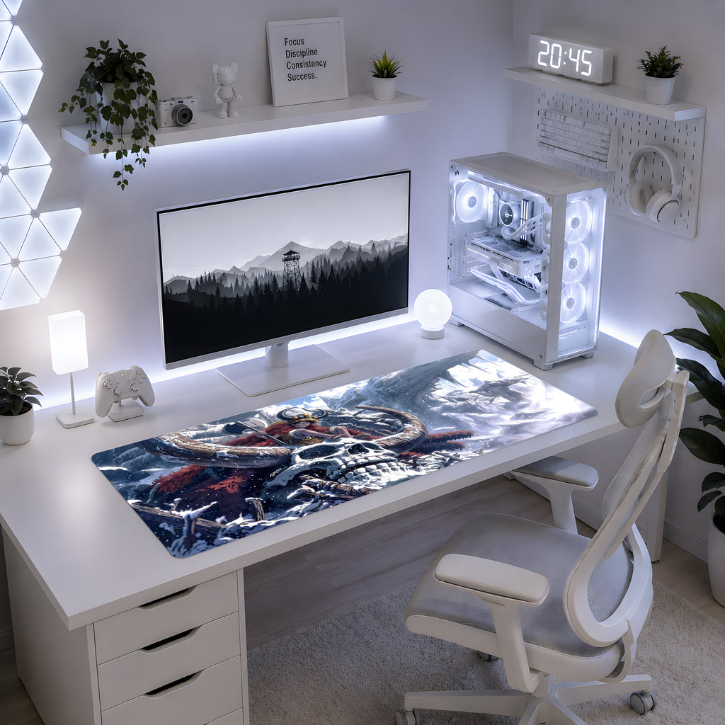 Frozen Skull Adventure Mousepad