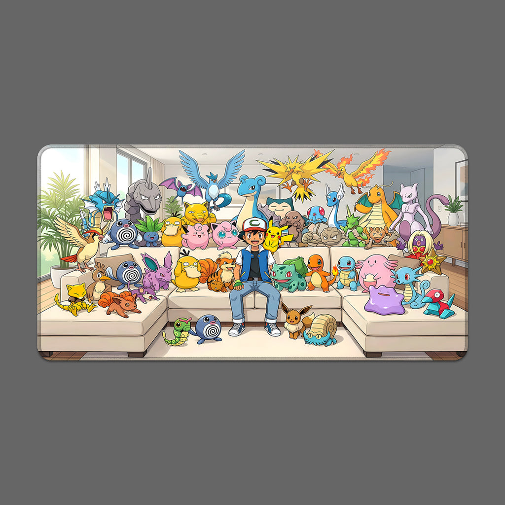 Kanto Nostalgia Anime Mousepad