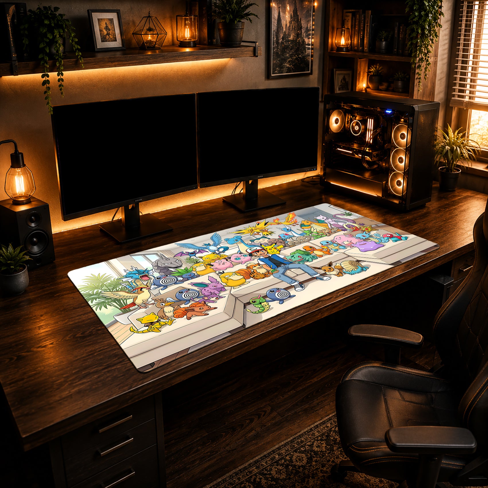 Kanto Nostalgia Anime Mousepad