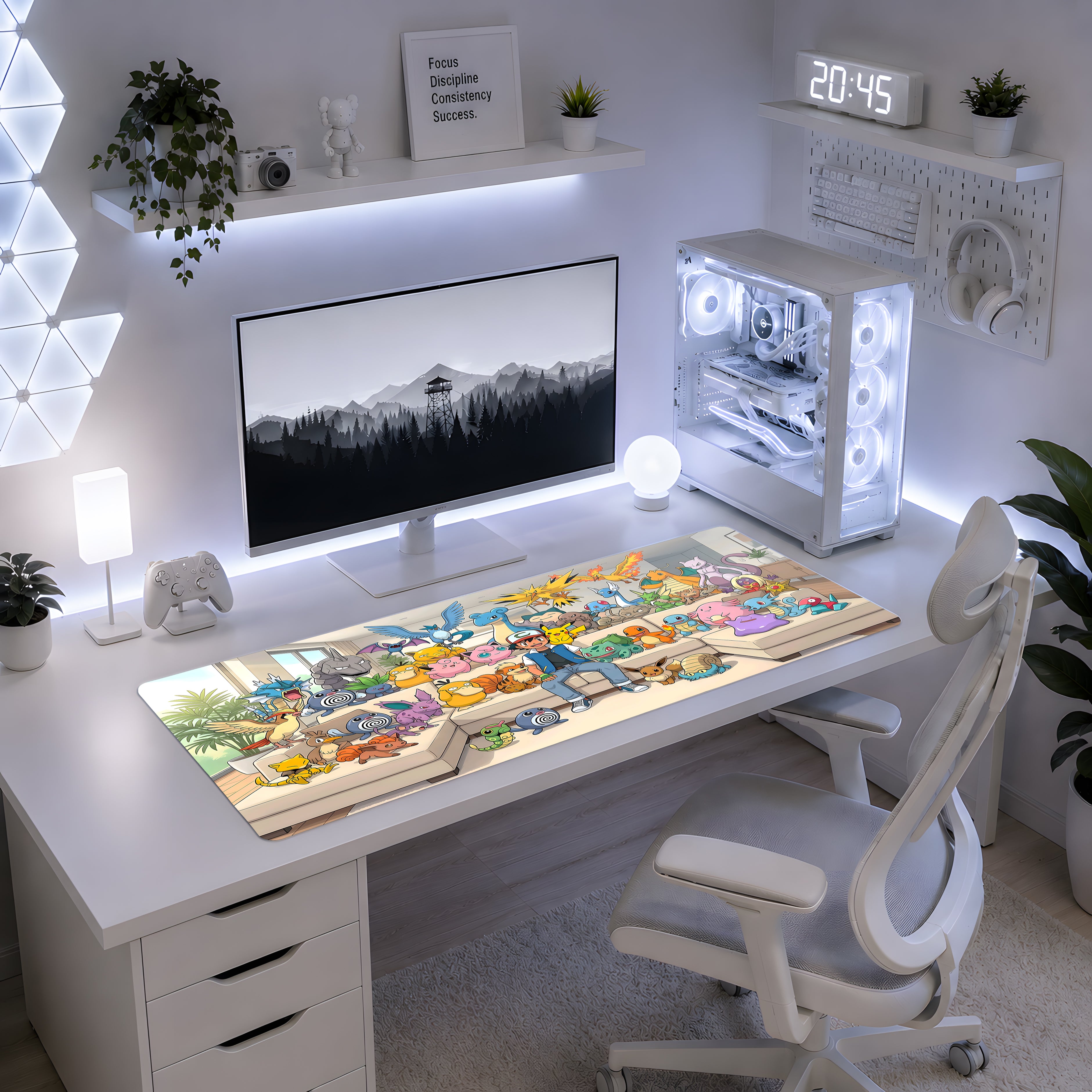 Kanto Nostalgia Anime Mousepad