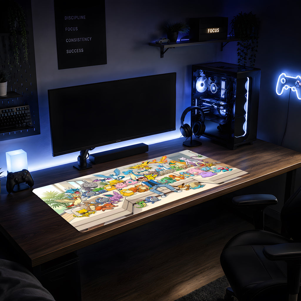 Kanto Nostalgia Anime Mousepad