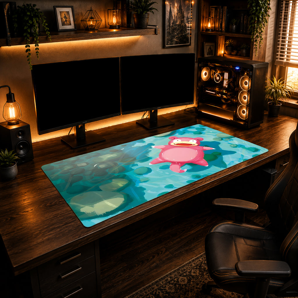 Serene Slowpoke Anime Mousepad