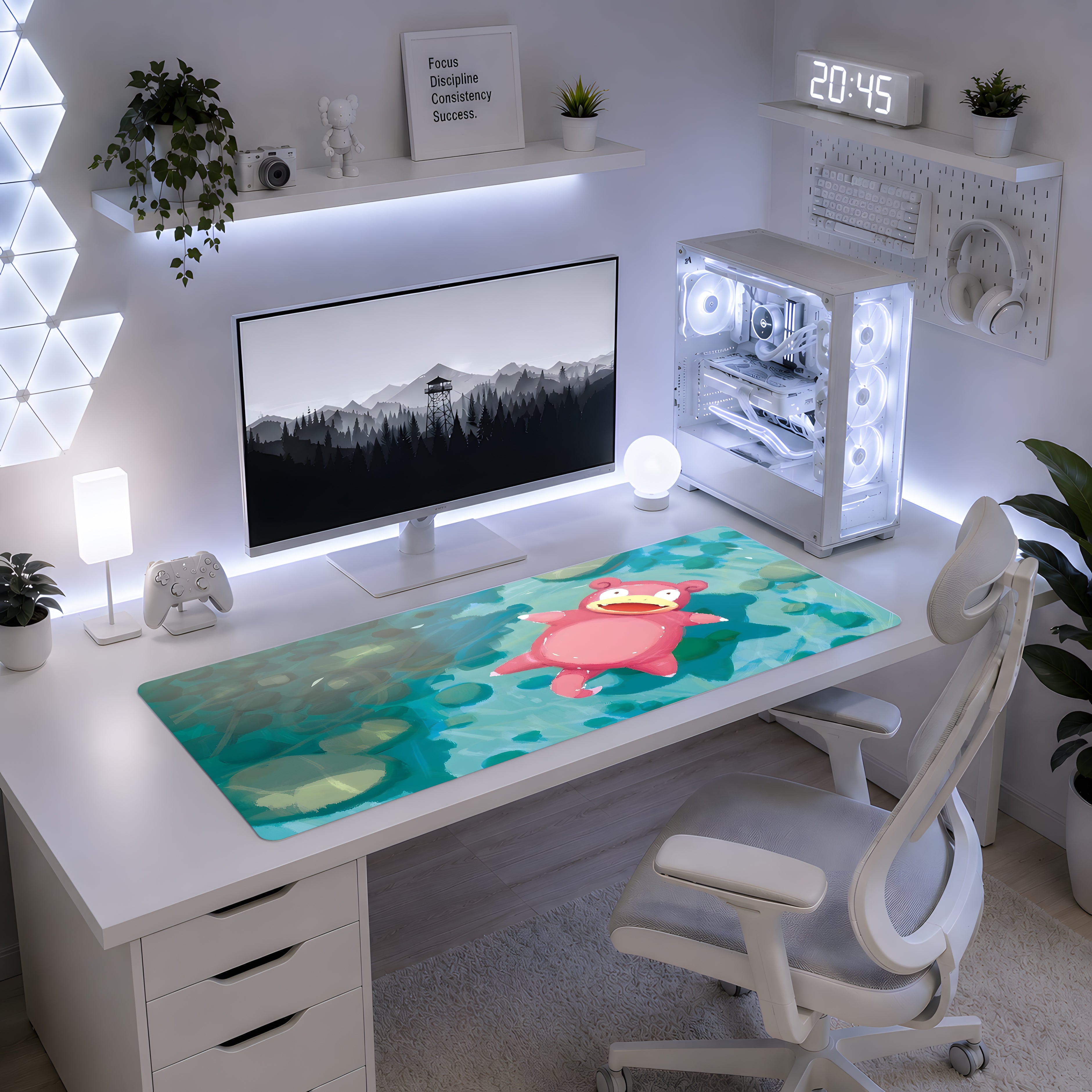 Serene Slowpoke Anime Mousepad