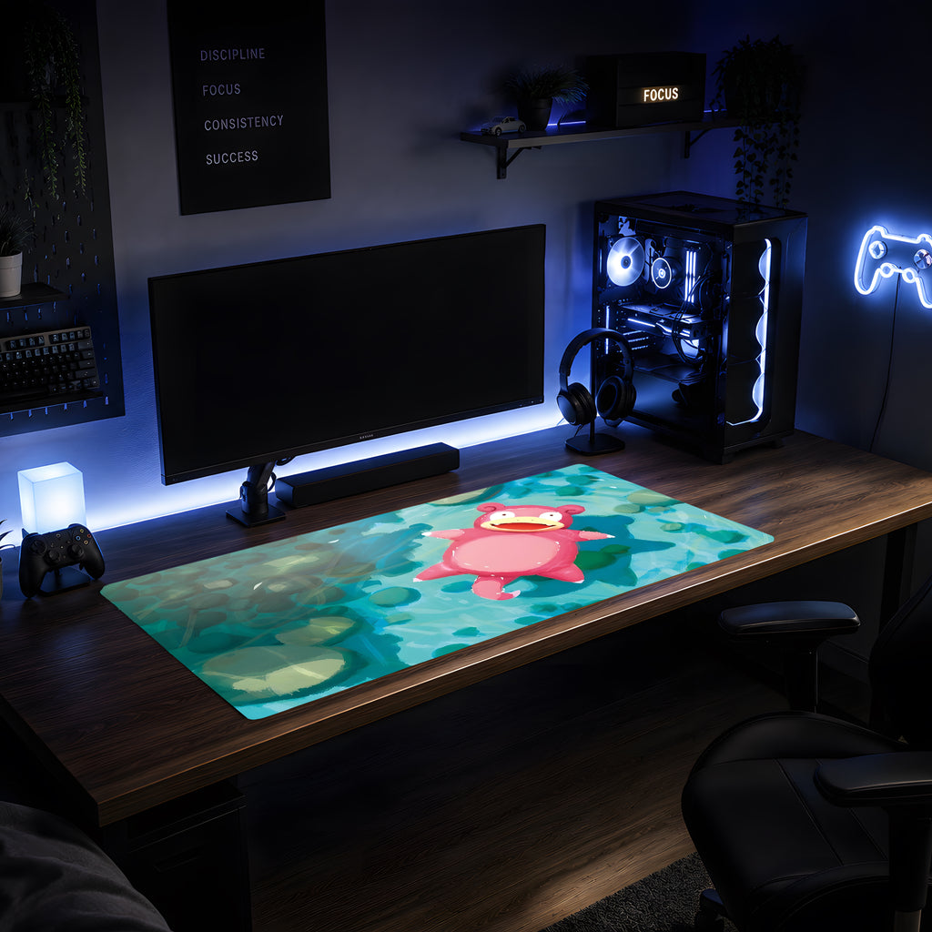 Serene Slowpoke Anime Mousepad
