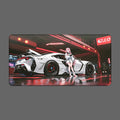 Neon Drift Garage Mousepad
