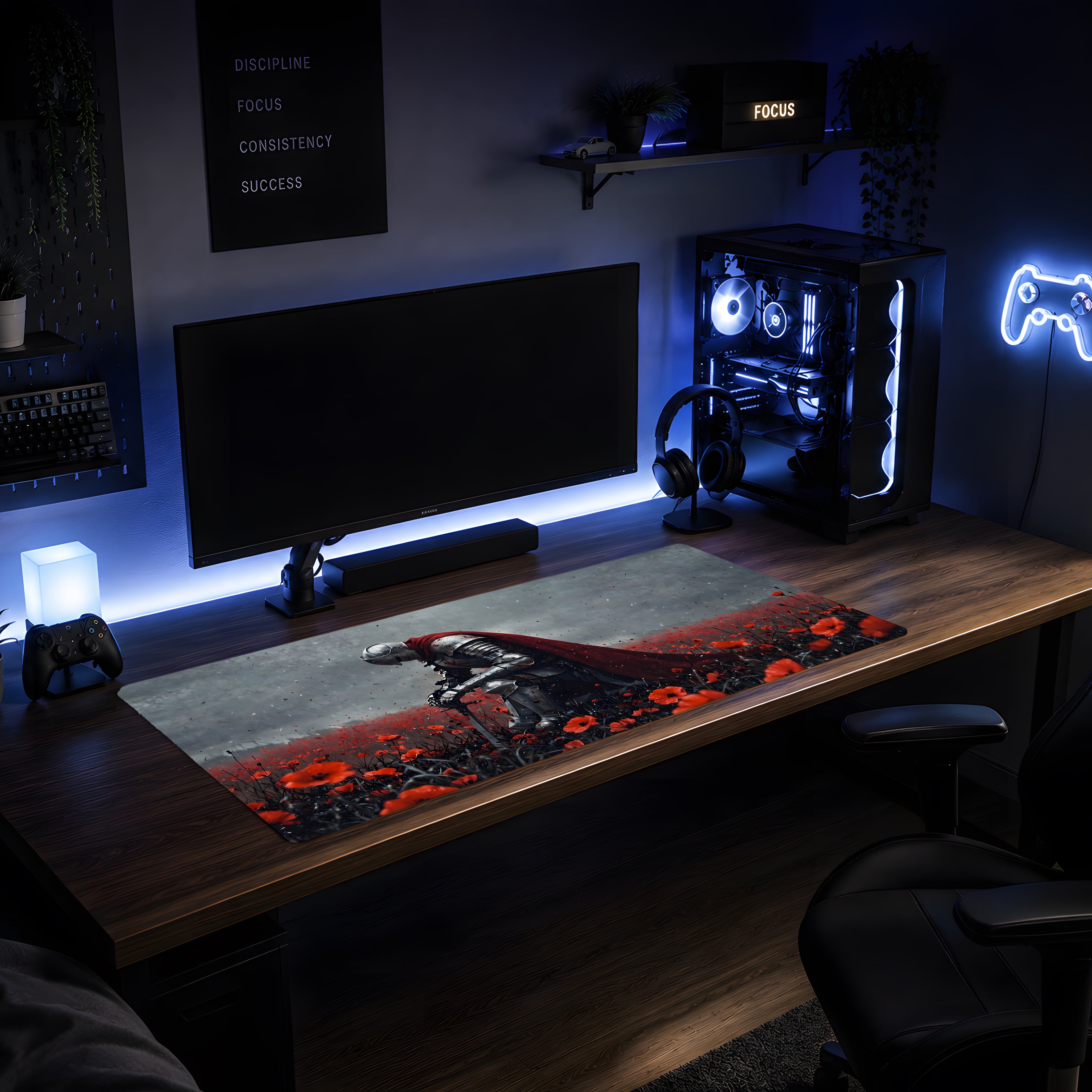 Crimson Knight Mousepad
