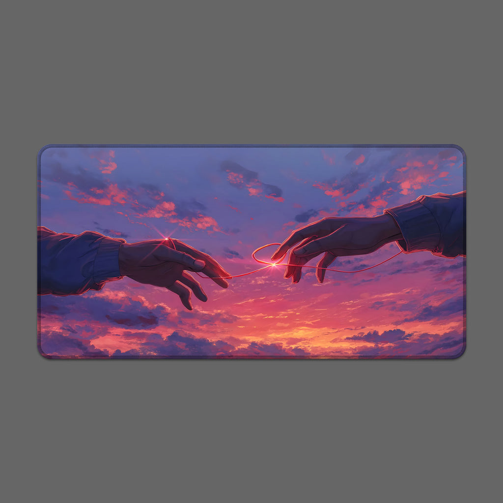 Red Thread Sunset Mousepad