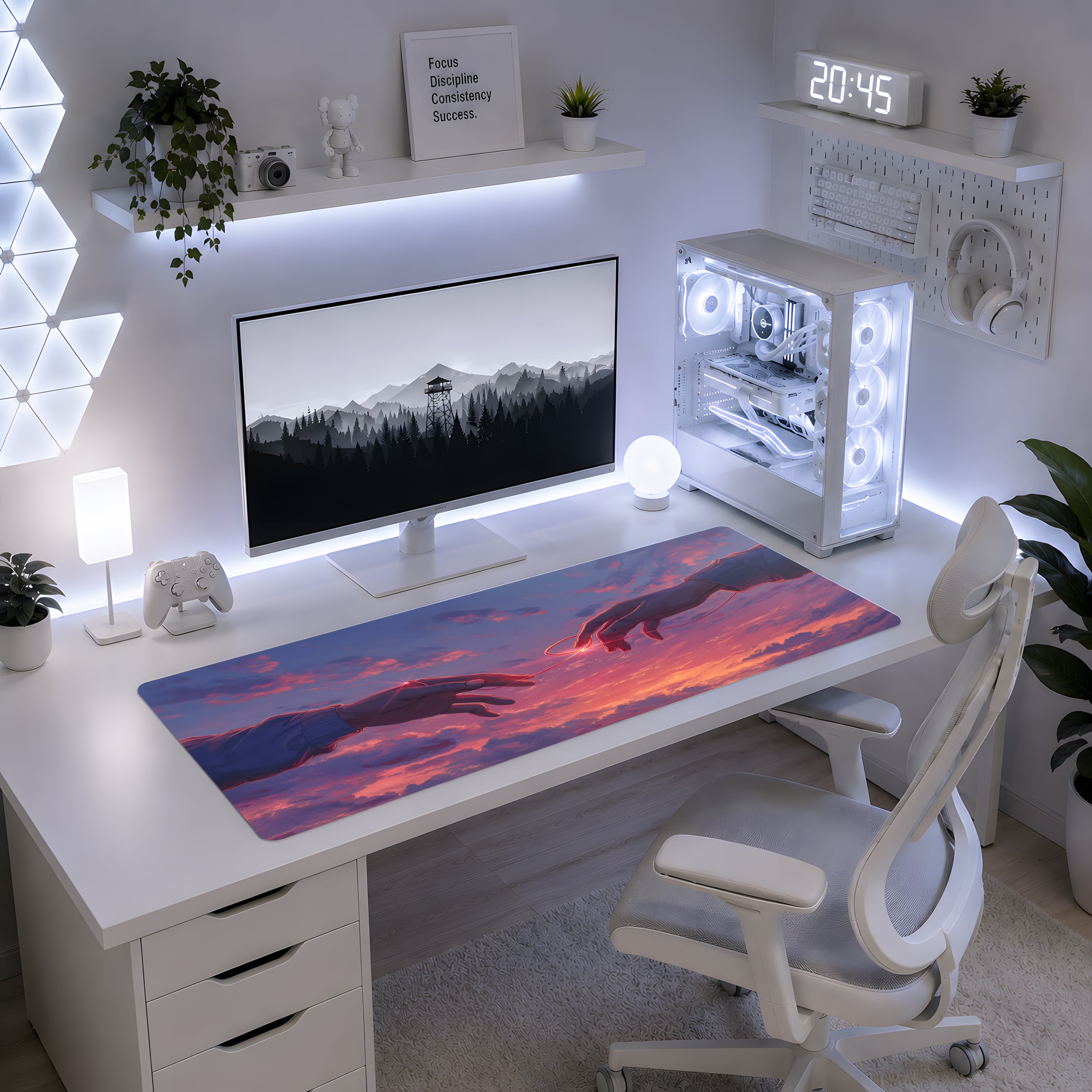 Red Thread Sunset Mousepad