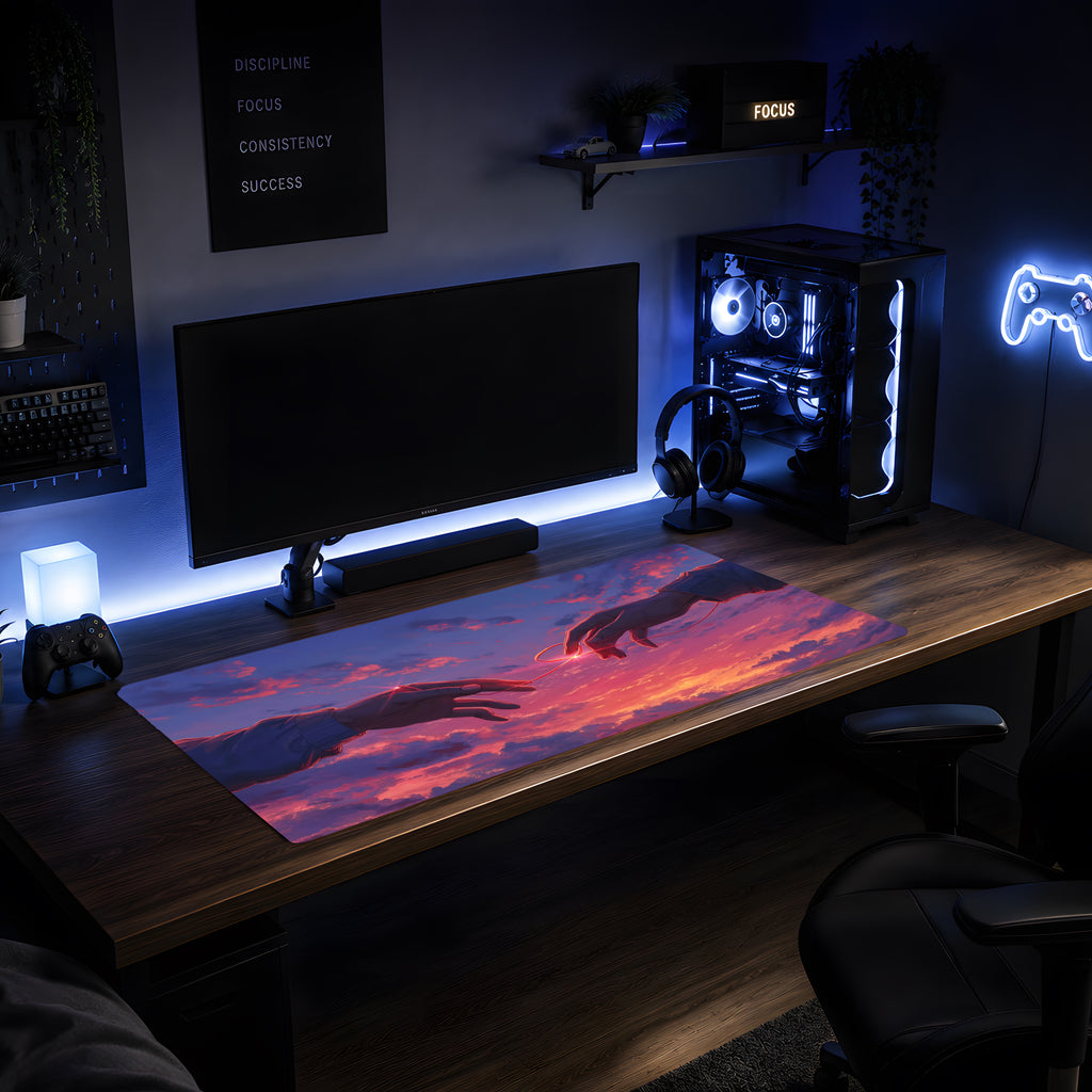 Red Thread Sunset Mousepad