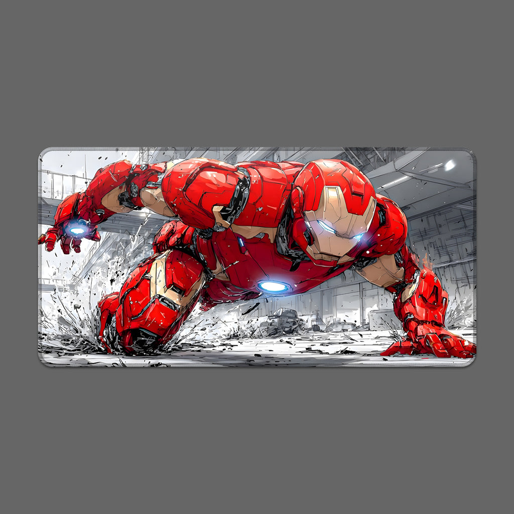 Ground Smash Iron Man Mousepad