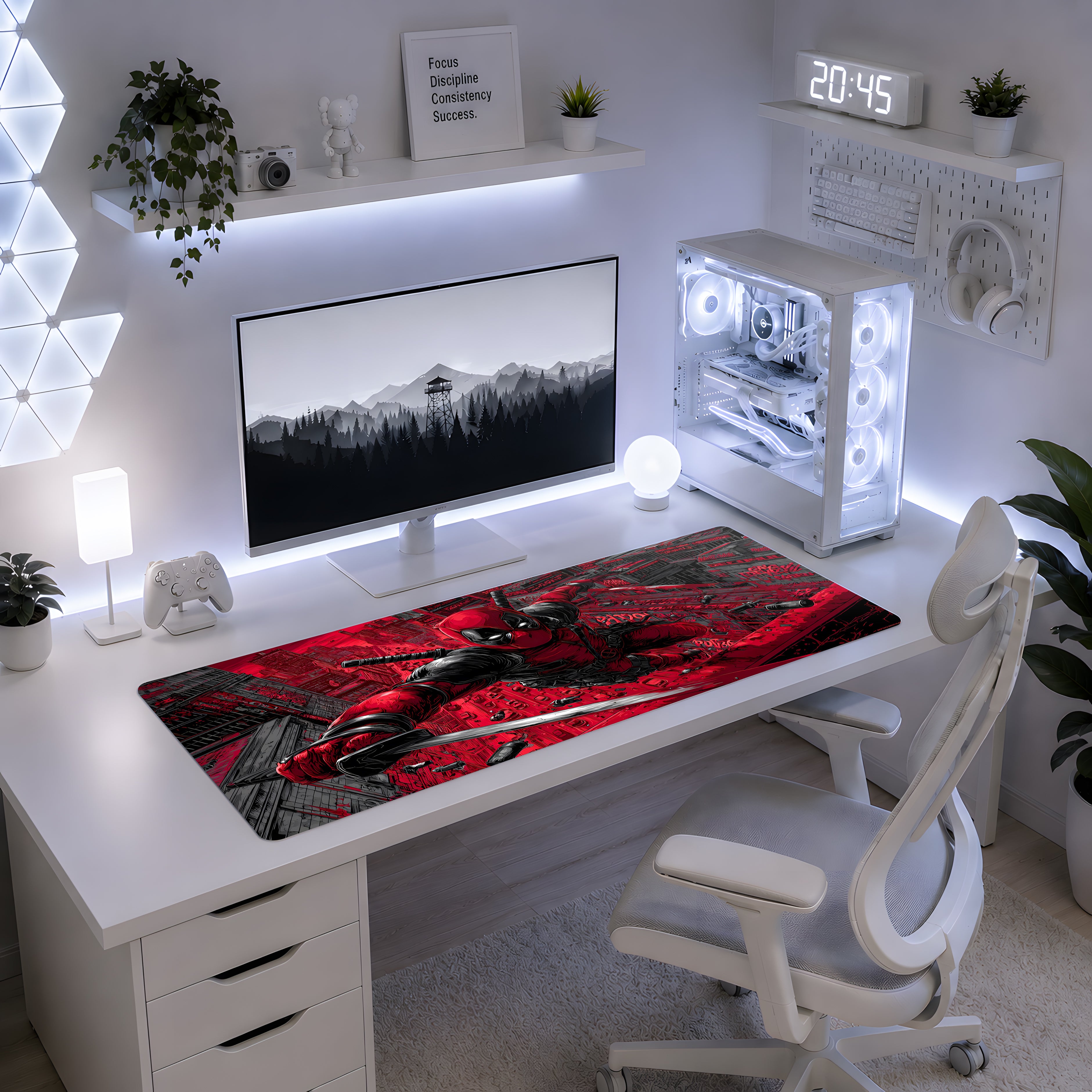 Neon Merc City Mousepad