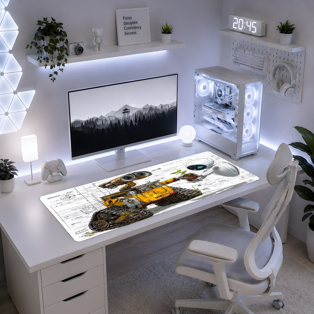 Wall-E & Eve Future Blueprint Mousepad