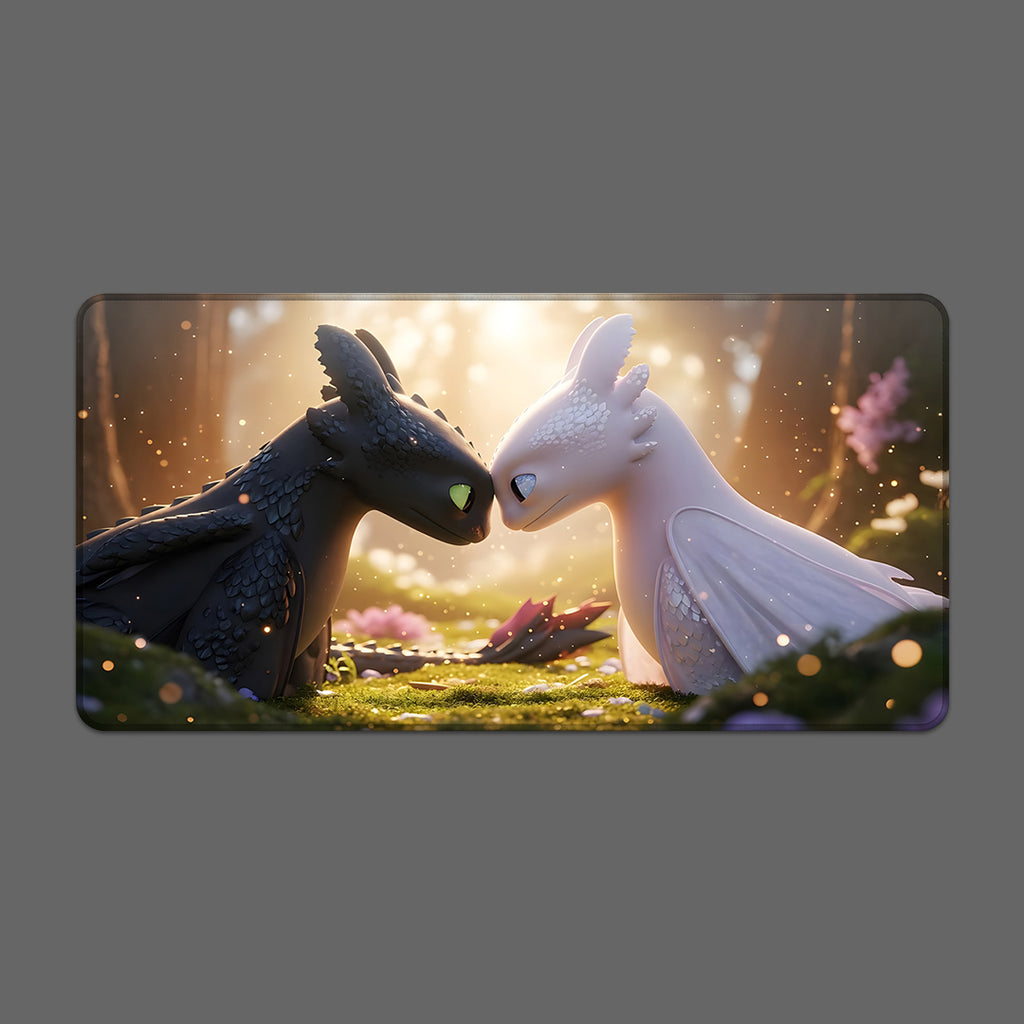 Moonlight Bonds Night Fury Mousepad
