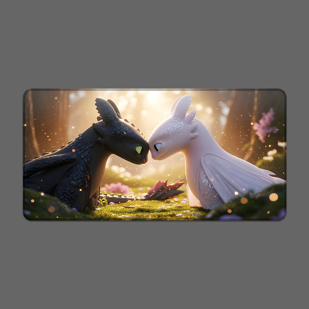 Moonlight Bonds Night Fury Mousepad