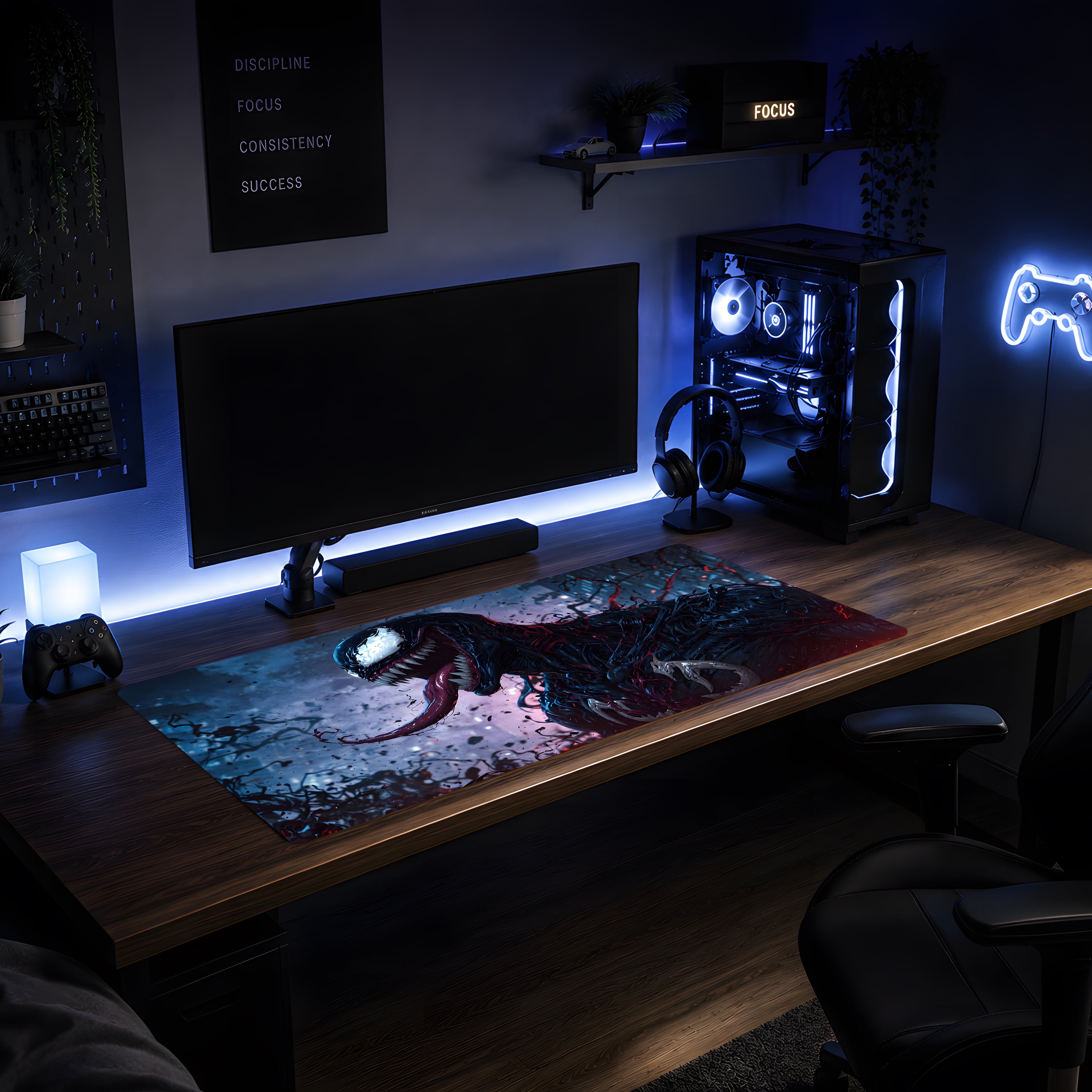 Cyber-Symbiote Venom Mousepad