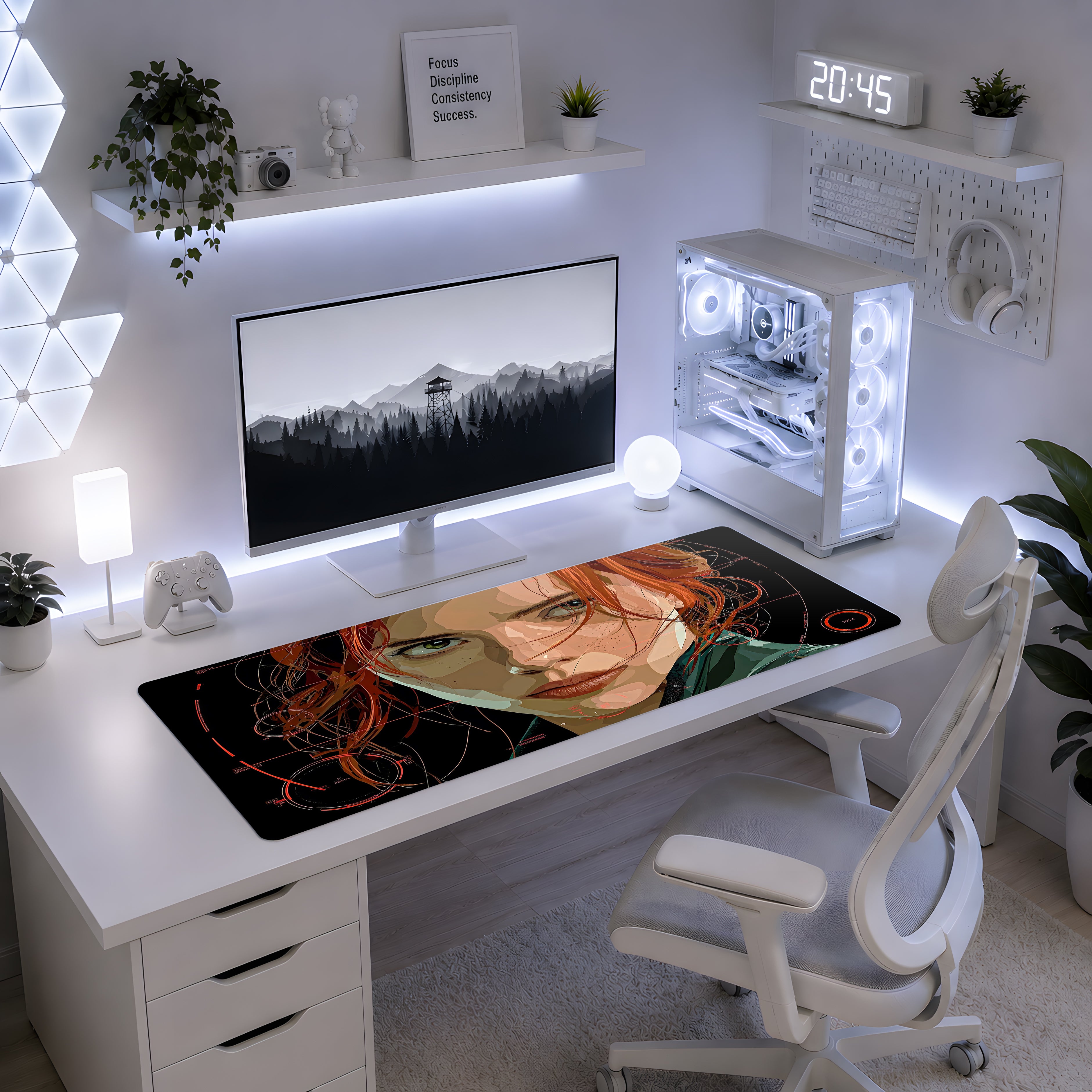 Agent Interface Black Widow Mousepad