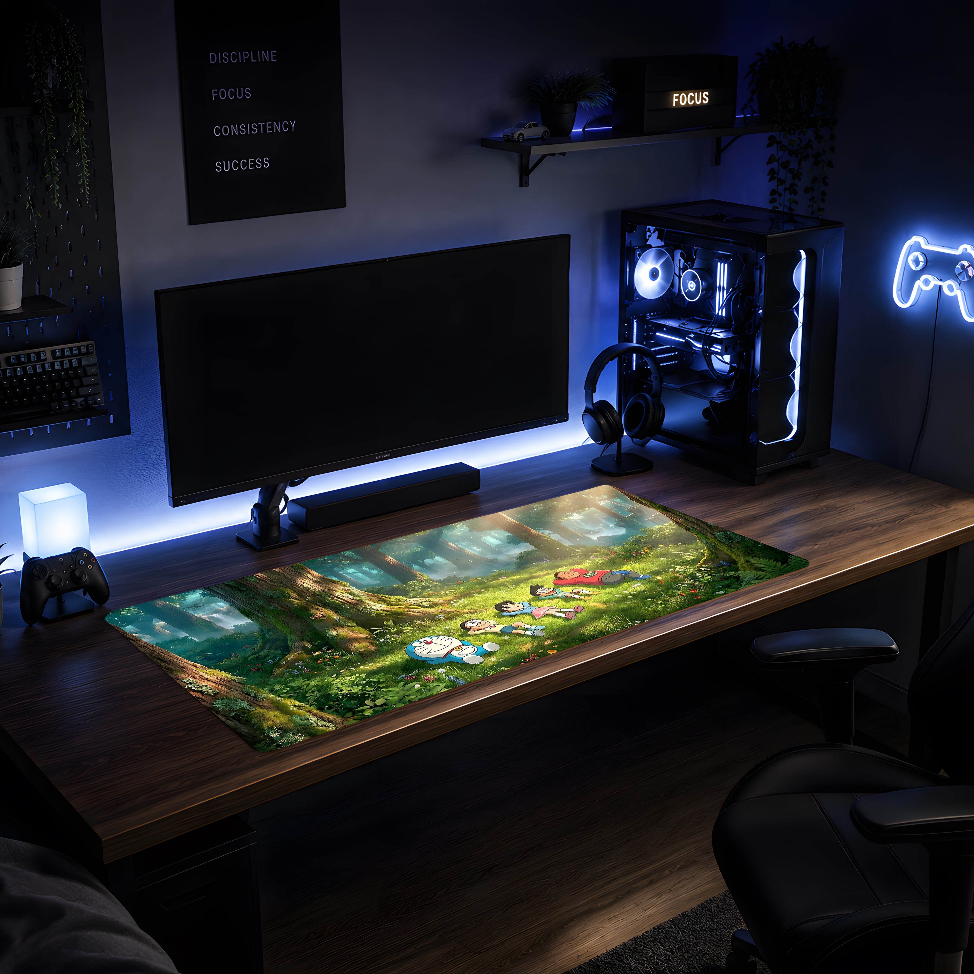 Doraemon Forest Adventure Mousepad