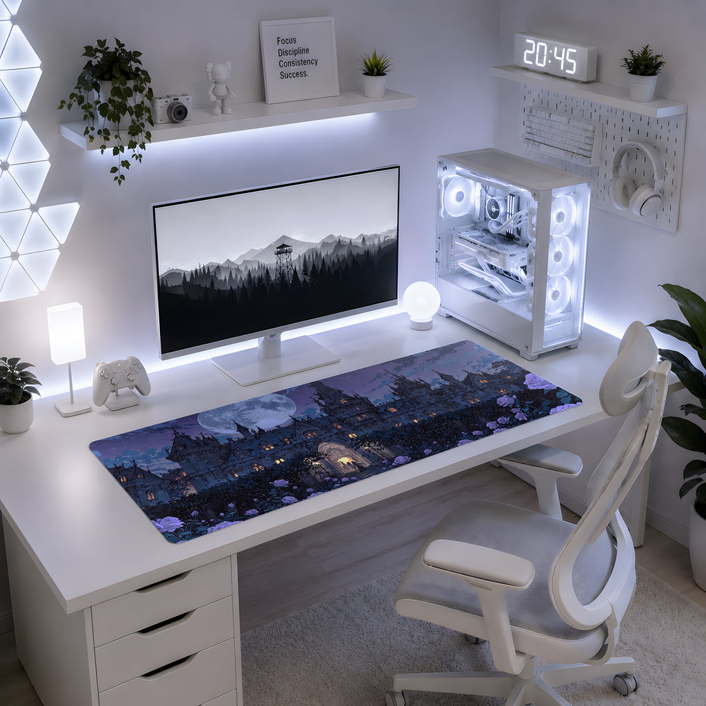 Moonlight Gothic Castle Mousepad