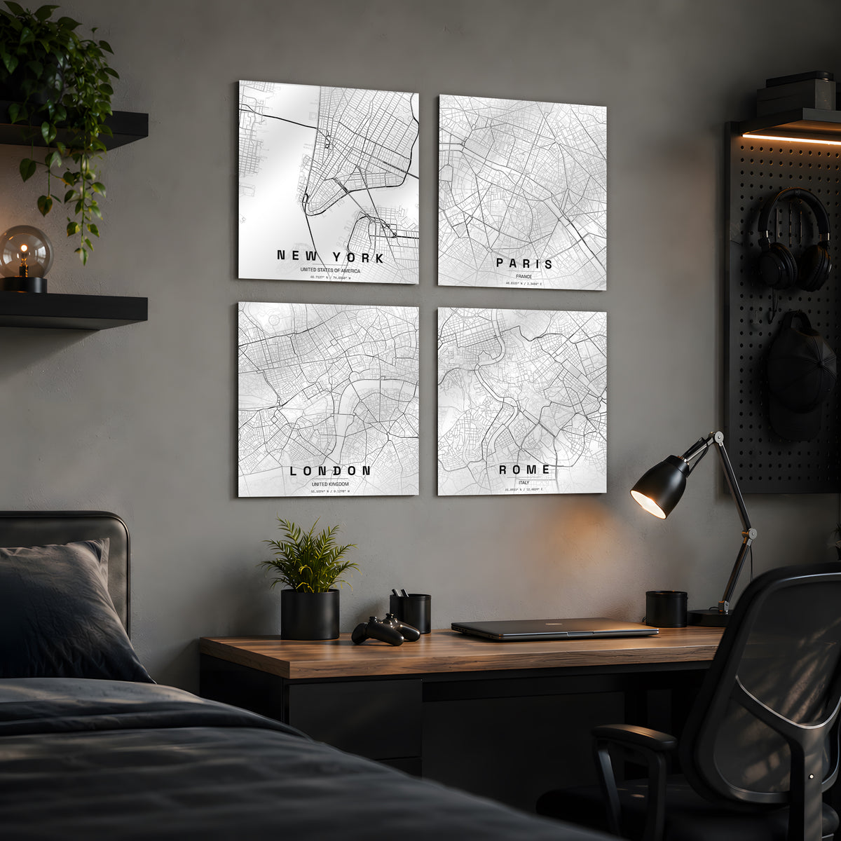 City Map Serisi (4 adet set)