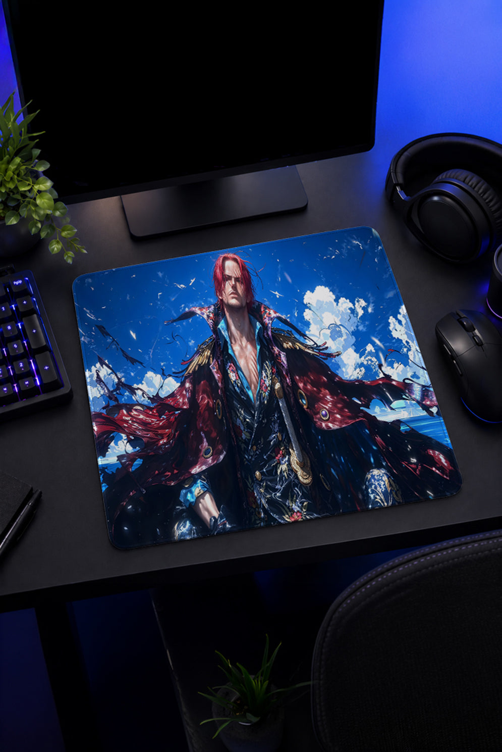 Crimson Captain Sky Mousepad