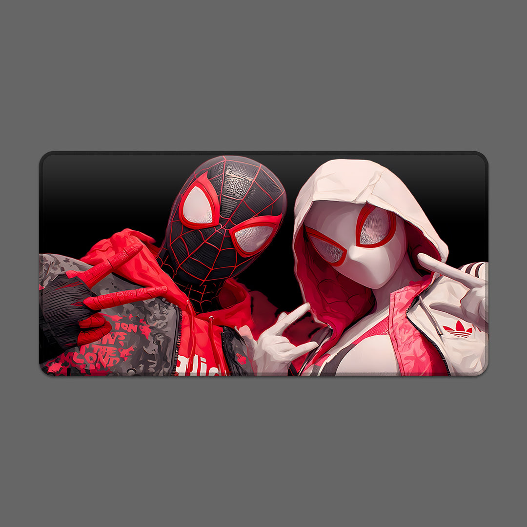 Spider-Man Miles & Gwen Selfie Mousepad