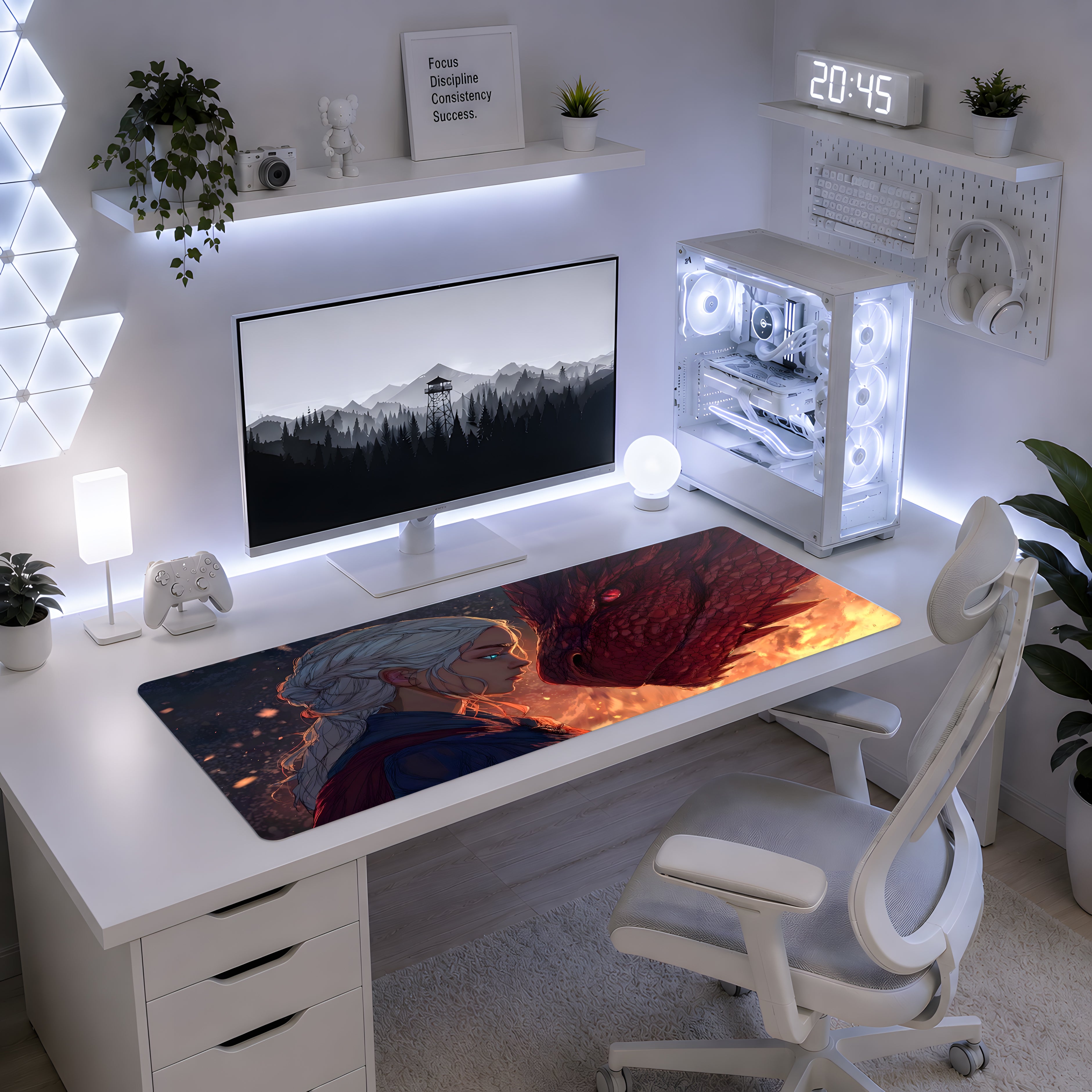 Game of Thrones Daenerys & Drogon Mousepad