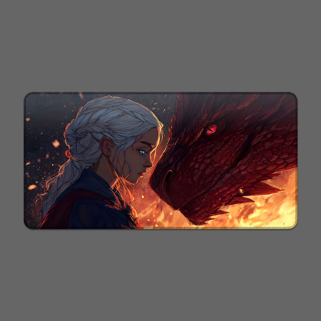 Game of Thrones Daenerys & Drogon Mousepad