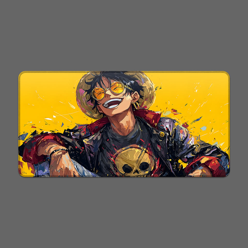 One Piece Luffy Hasır Şapka Mousepad